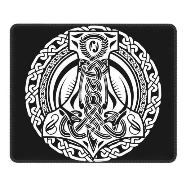 tapis de souris viking dessin mjöllnir