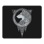tapis de souris viking loup des neiges