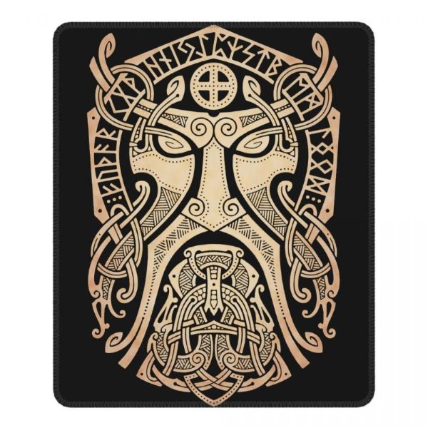 tapis de souris viking masque de thor