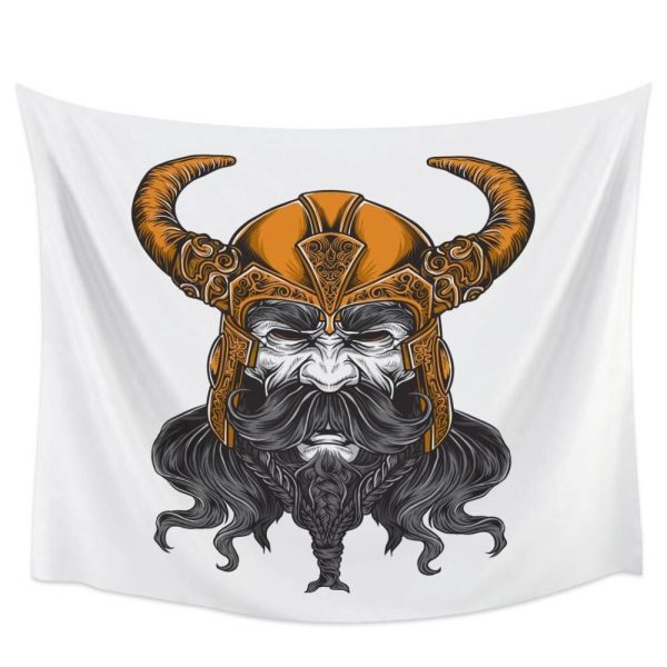 tapis mural viking ancien combattant