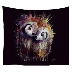 tapis mural Viking chouettes de Freyja