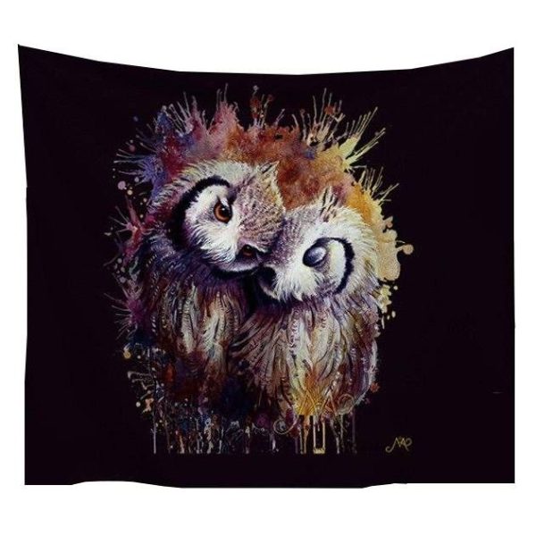 tapis mural Viking chouettes de Freyja