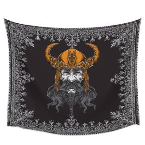 tapis mural viking soldat du valhalla