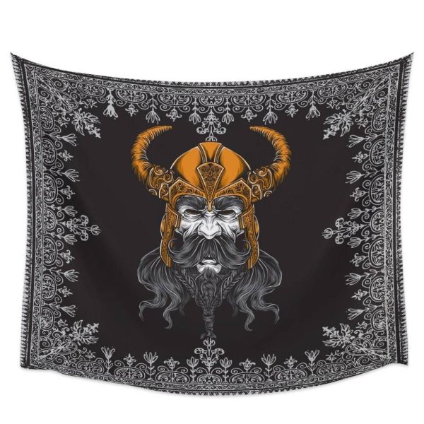 tapis mural viking soldat du valhalla