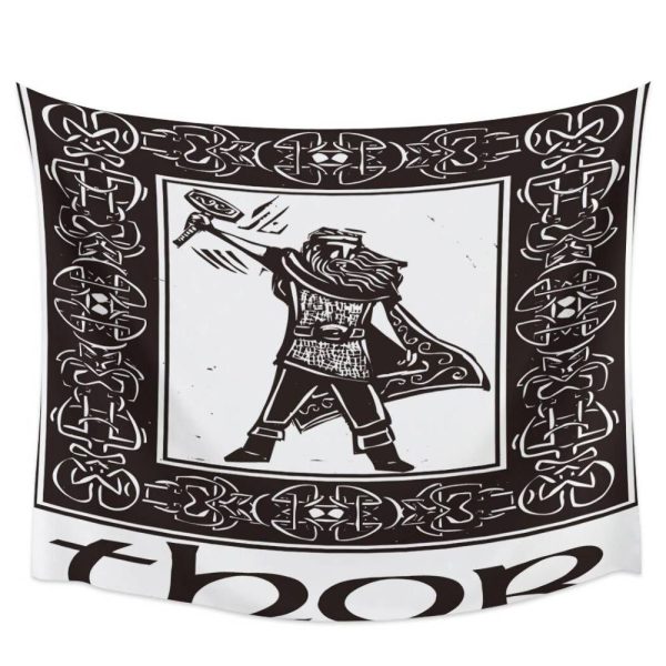 tapis mural viking thor