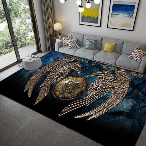 tapis viking corbeaux impériaux