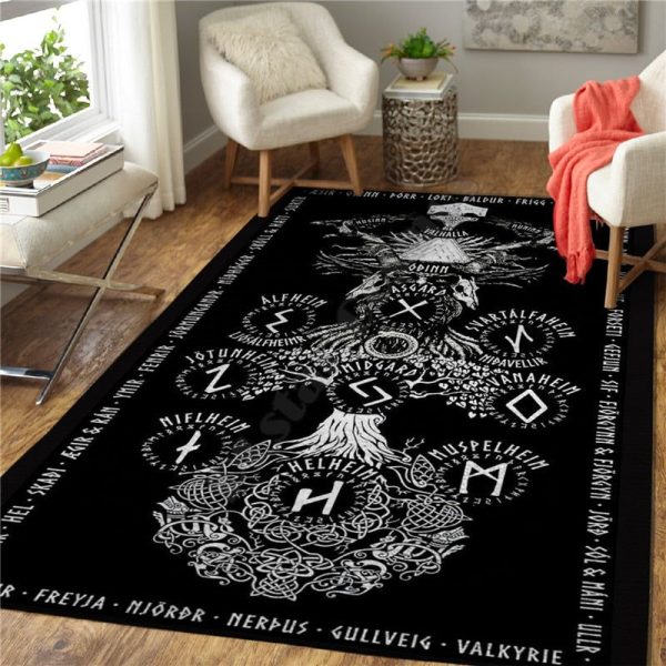 tapis viking les 9 mondes
