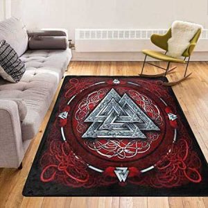 tapis viking valknut de sang