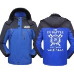 veste guerrier viking avec détails en métal