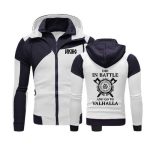 veste viking avec motifs nordiques