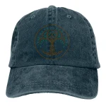 casquette avec design arbre de vie