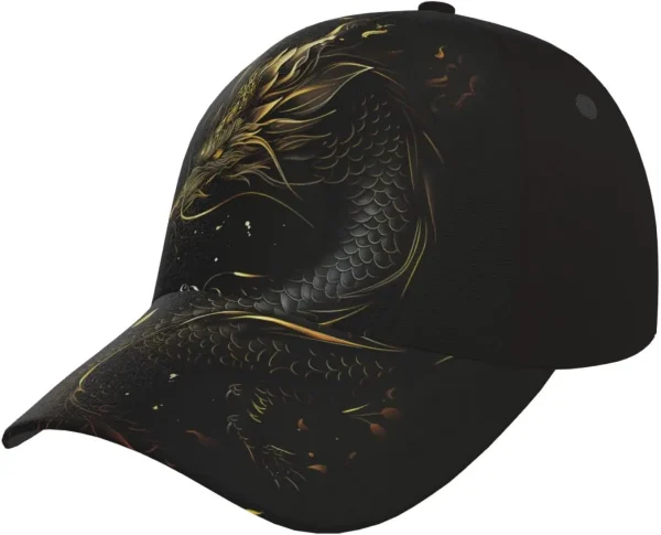 casquette dragon en coton